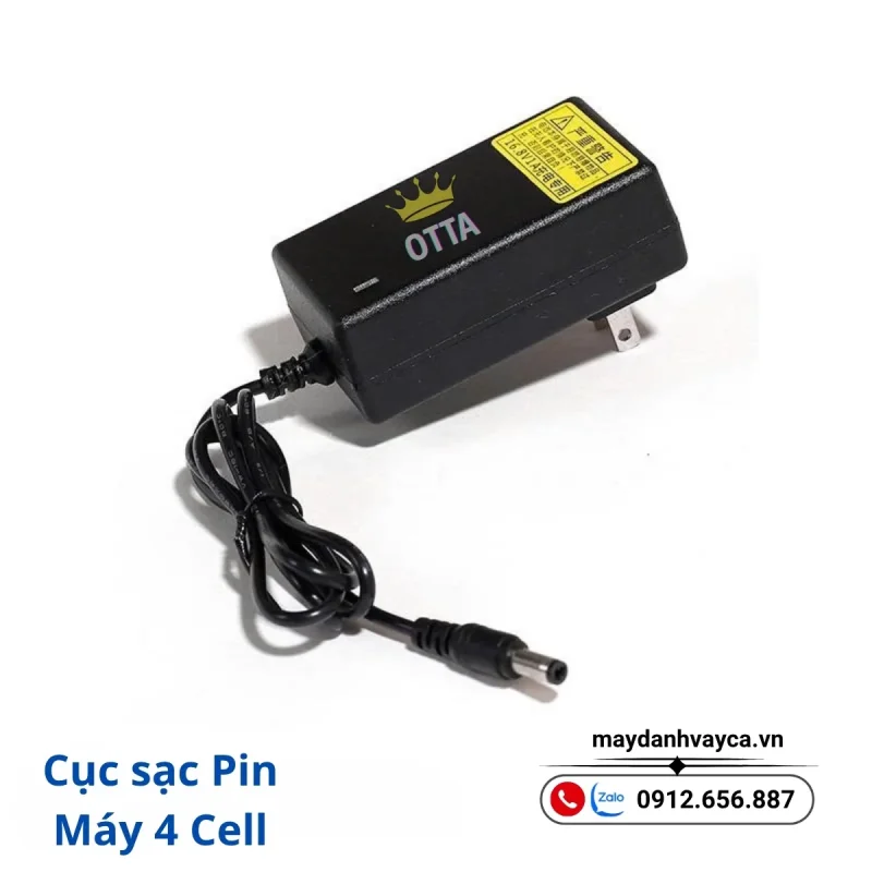 Cục Sạc Máy Đánh Vảy Cá OTTA 4 Cell