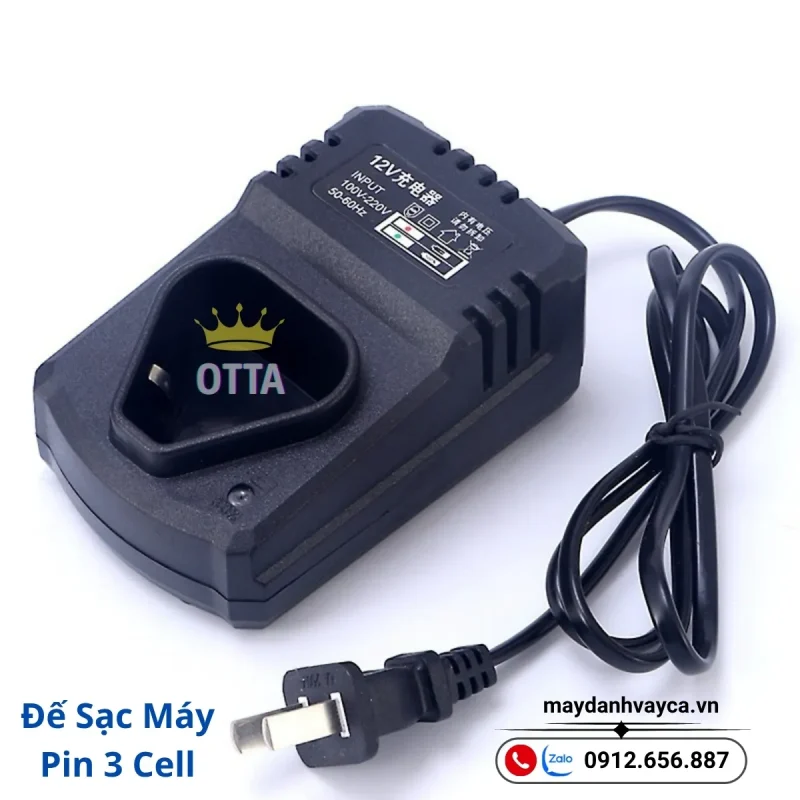 Cục sạc máy đánh vảy cá OTTA 3 Cell