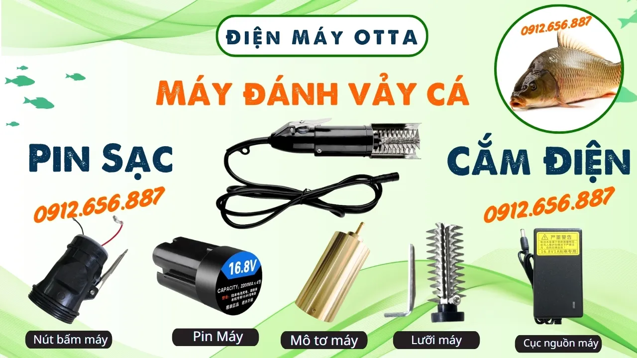 Liên hệ với chúng tôi để mua phụ kiện máy đánh vảy cá