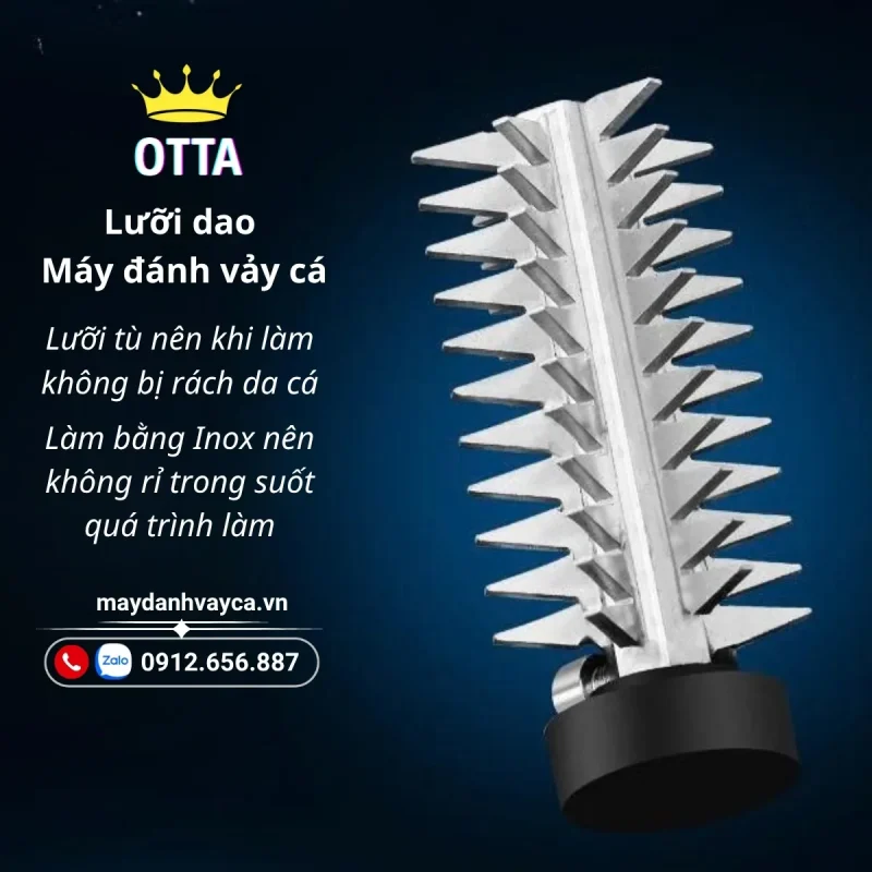 Lưỡi máy đánh vảy cá OTTA dùng cho mọi loại máy