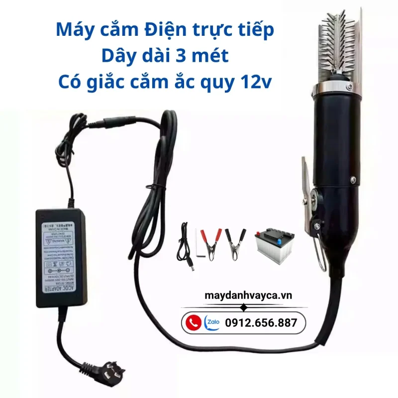 Máy đánh vảy cá dùng điện OTTA an toàn tuyệt đối khi sử dụng