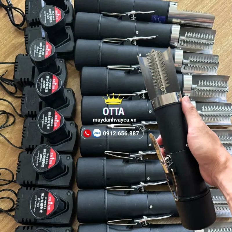 Máy đánh vảy cá otta pin 3 cell máy mới nhất