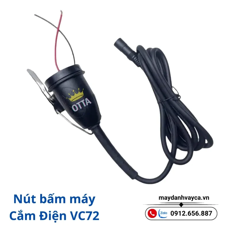 Nút Bấm Máy Đánh Vảy Cá OTTA 3 Cell – Loại Dùng Điện