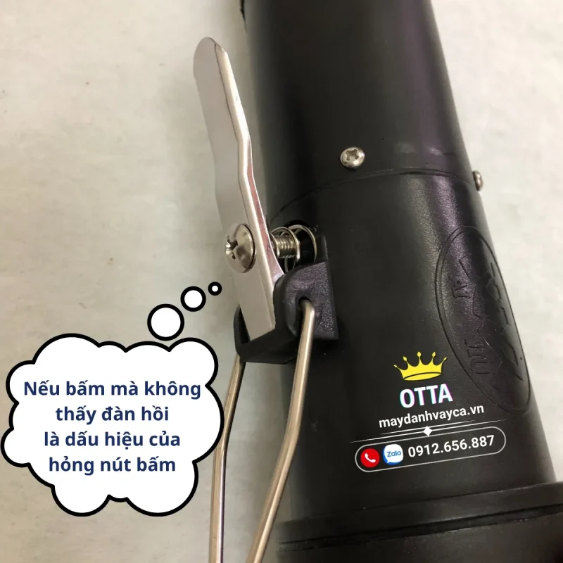 Nút bấm máy đánh vảy cá OTTA