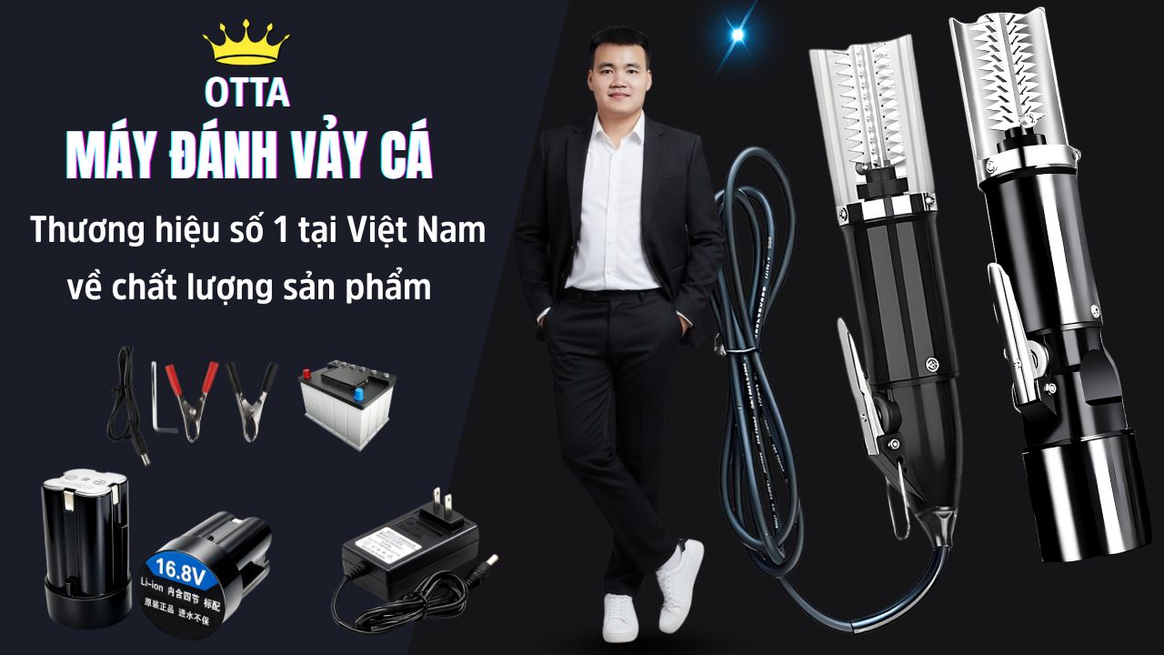 thương hiệu máy đánh vảy cá OTTA