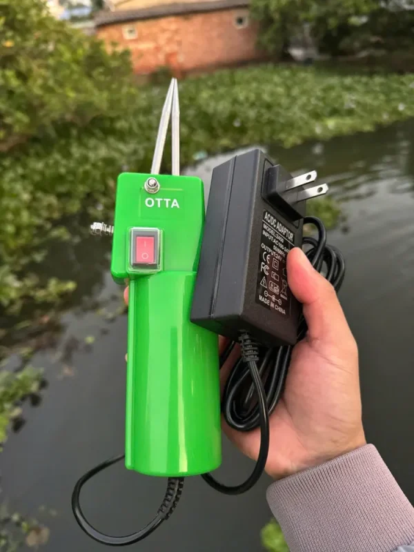 Máy nhổ lông vịt OTTA màu xanh lá 2 kẹp dành cho khách làm 30-50 con mỗi ngày