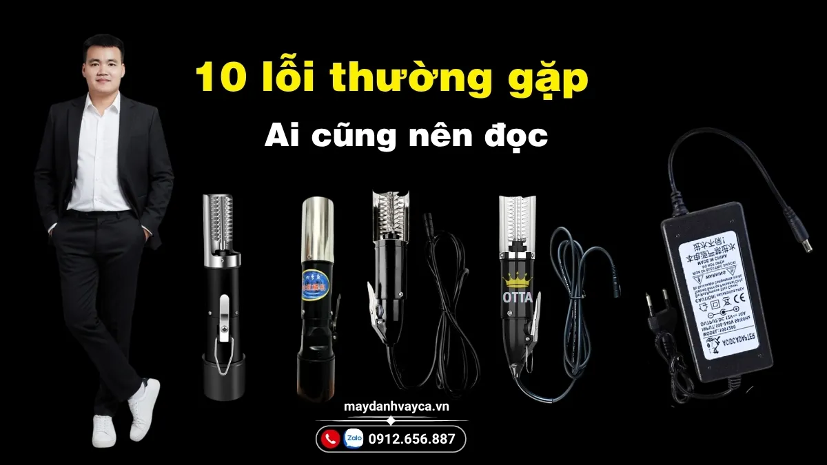 10 Lỗi Thường Gặp Khi Dùng Máy Đánh Vảy Cá OTTA