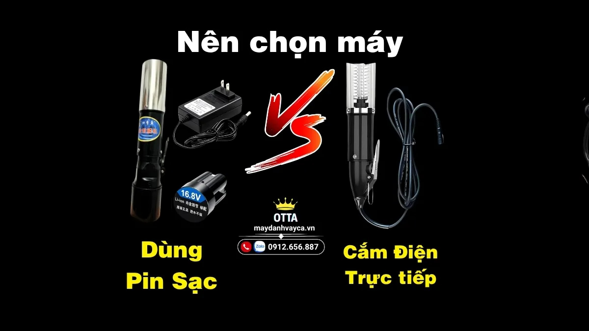 Máy Đánh Vảy Cá Pin Hay Điện