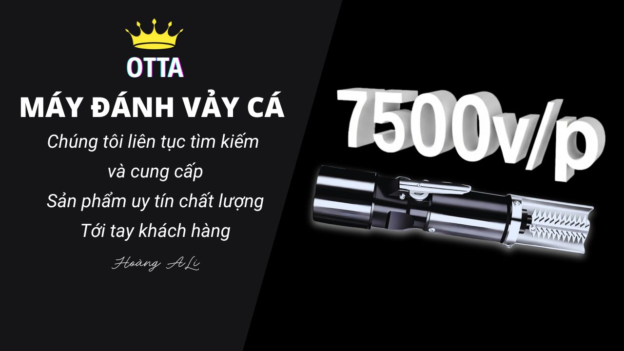thương hiệu máy đánh vảy cá OTTA