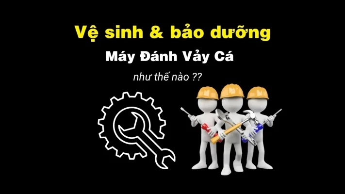 vệ sinh máy đánh vảy cá OTTA
